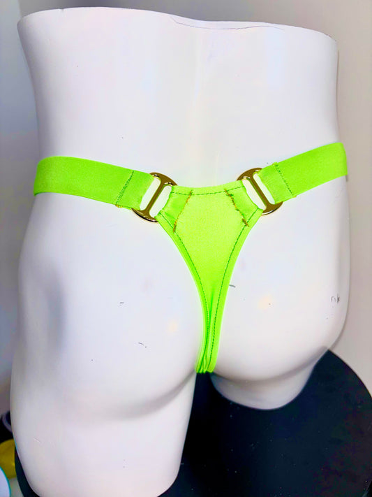 String de bain - vert fluo