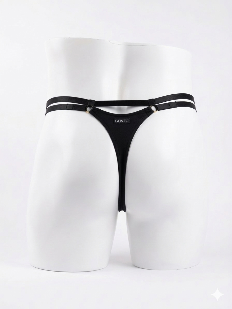 String de bain - noir