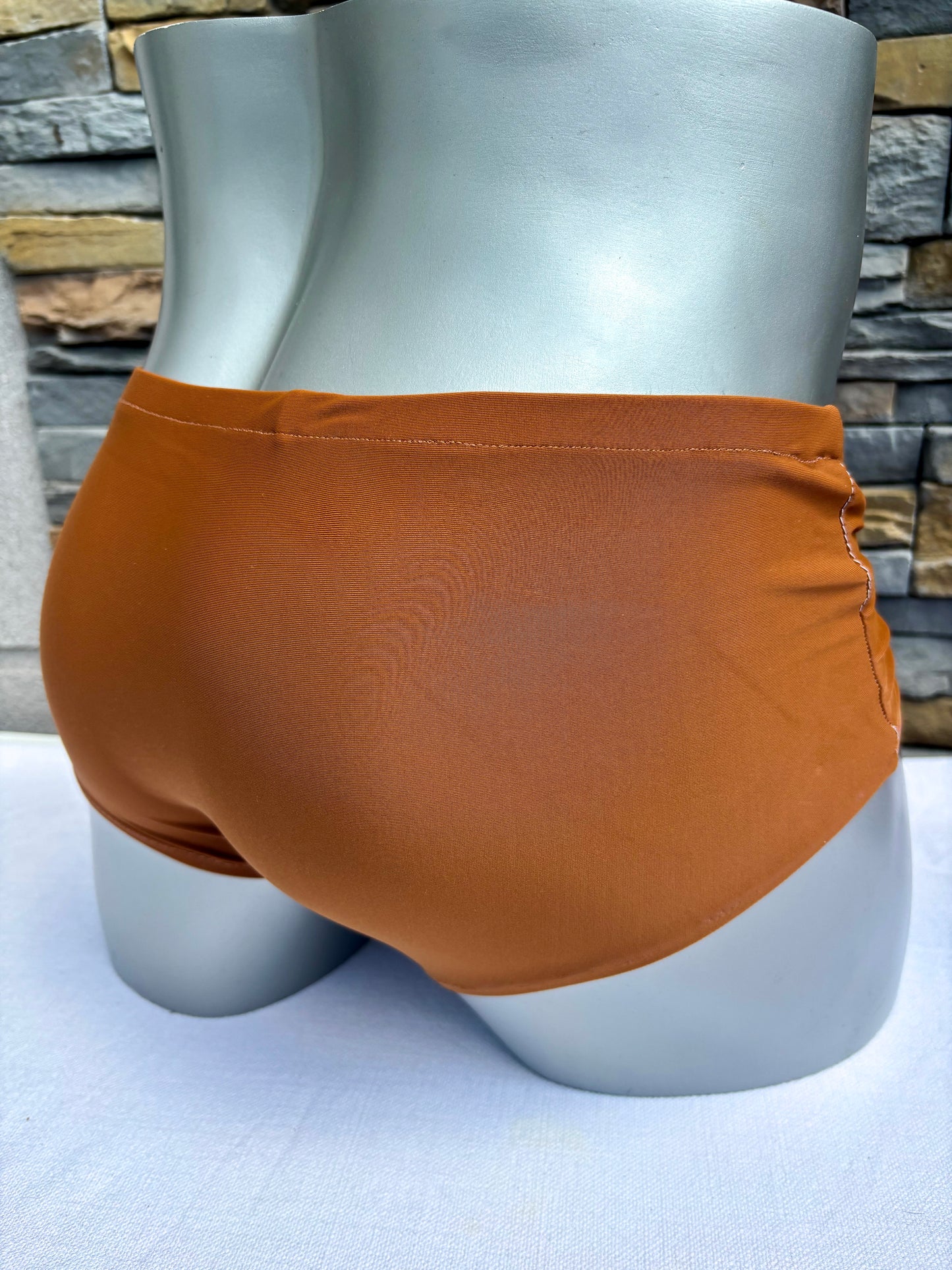 Slip de bain Brazil - marron