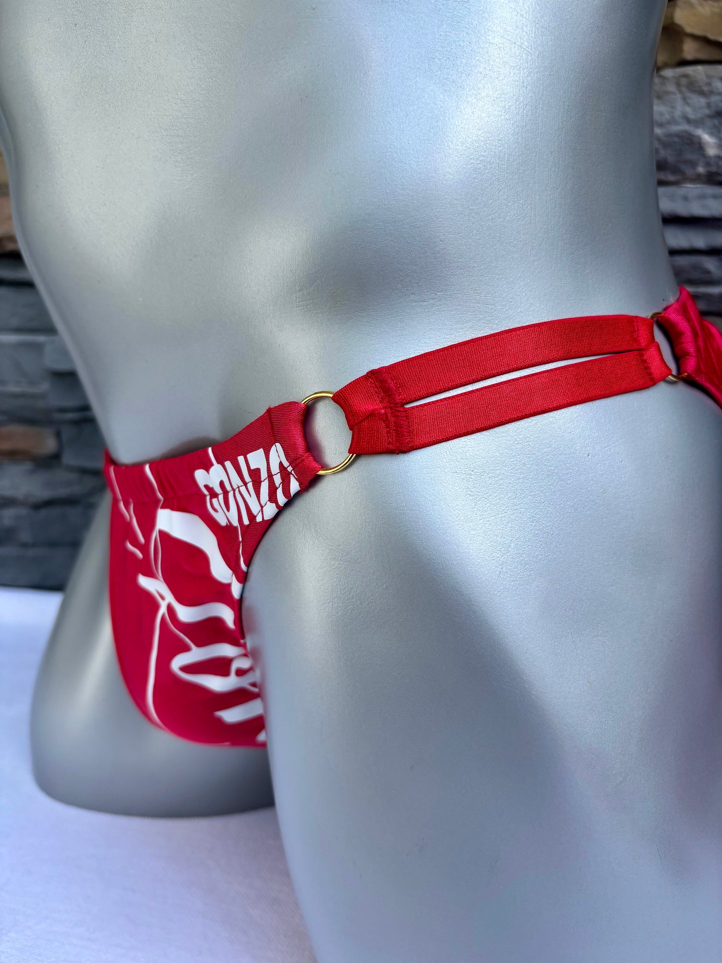 Slip de bain Gonzo - rouge