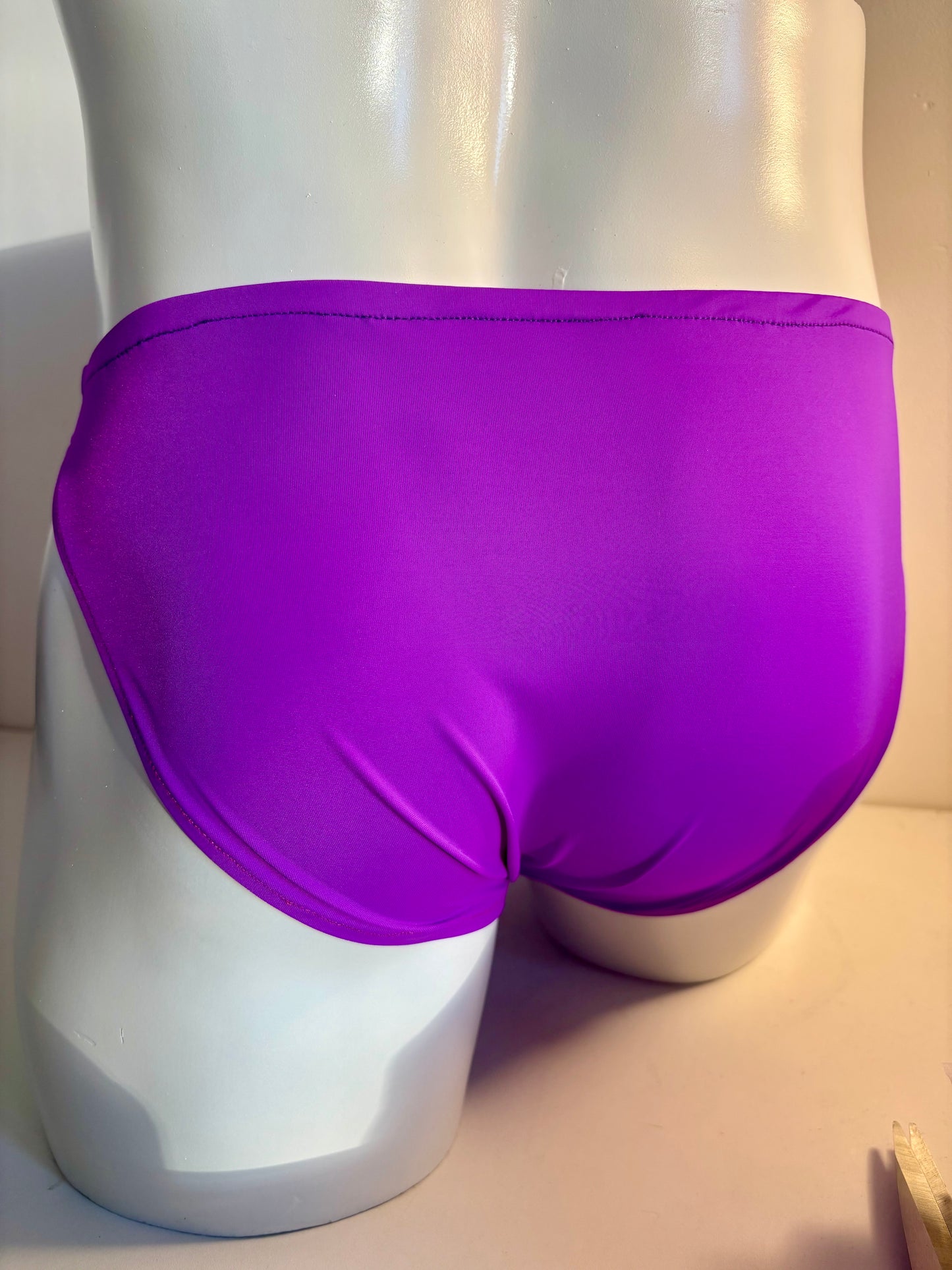 Slip de bain avec fermoir - violet