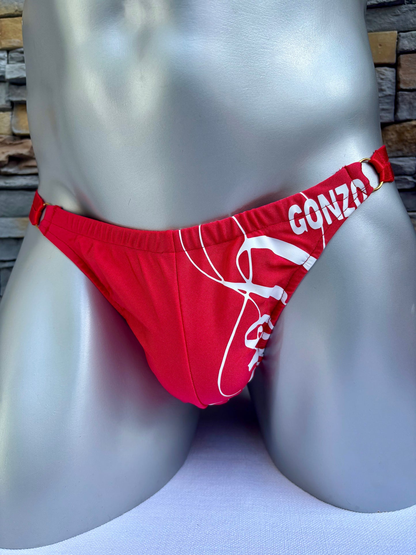 Slip de bain Gonzo - rouge