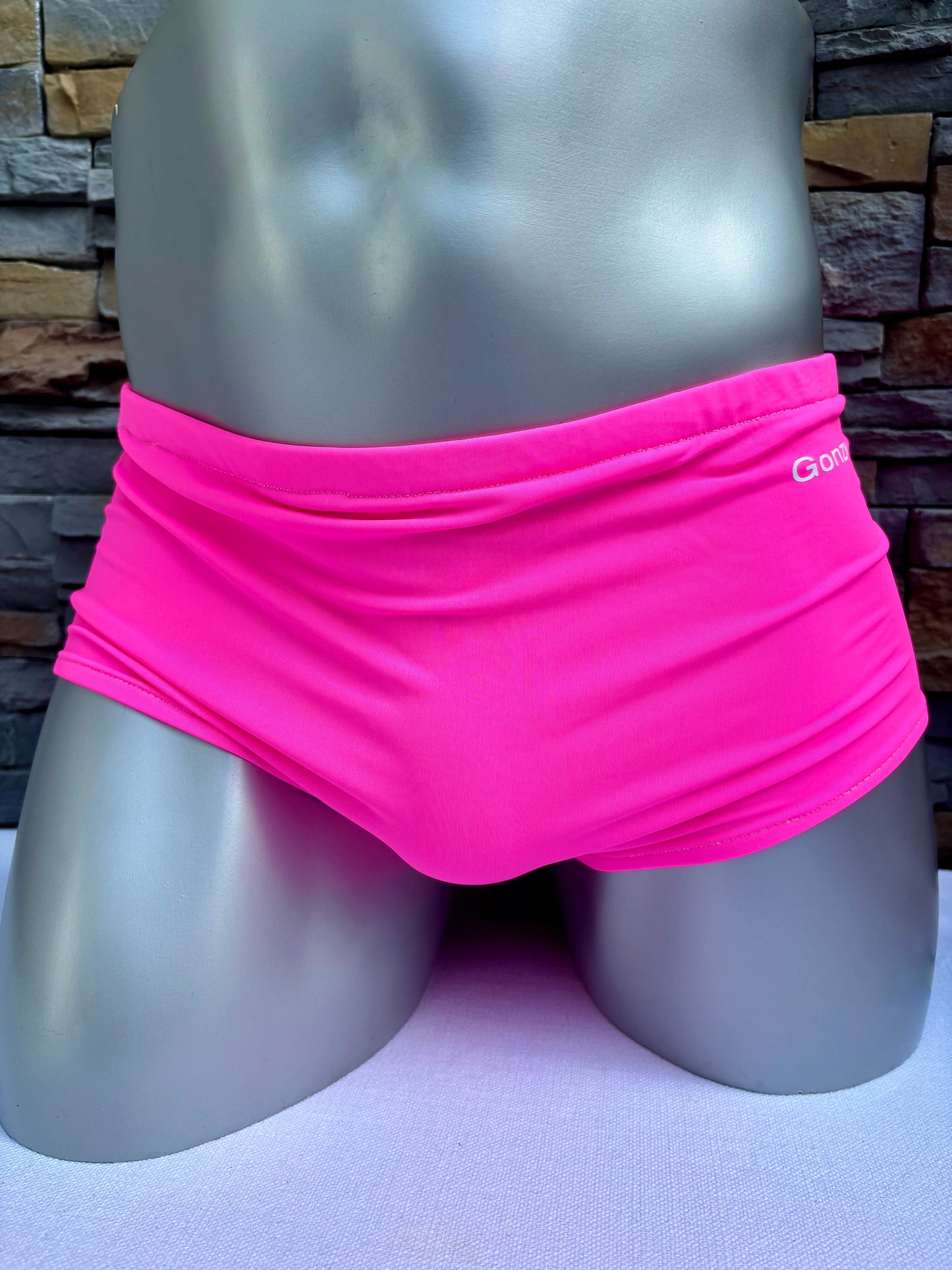 Slip de bain brésilien - rose fluo