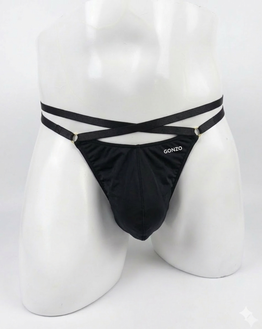 String de bain - noir