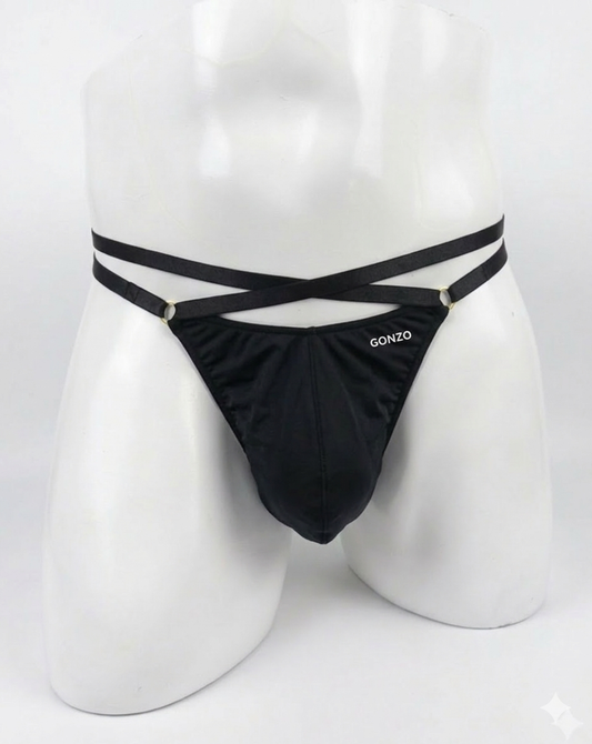 String de bain - noir