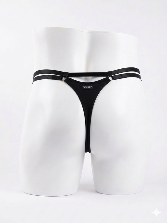 String de bain - noir